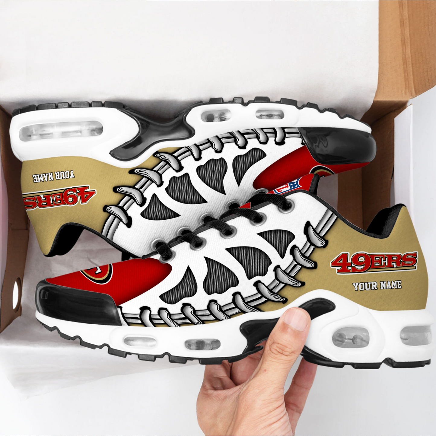 Premium NFL SF Spine Rush Air Max Sneaker V4 NMD  TTV