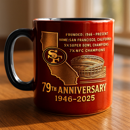 Premium NFL SF The Anniversary Mug V1 NAK