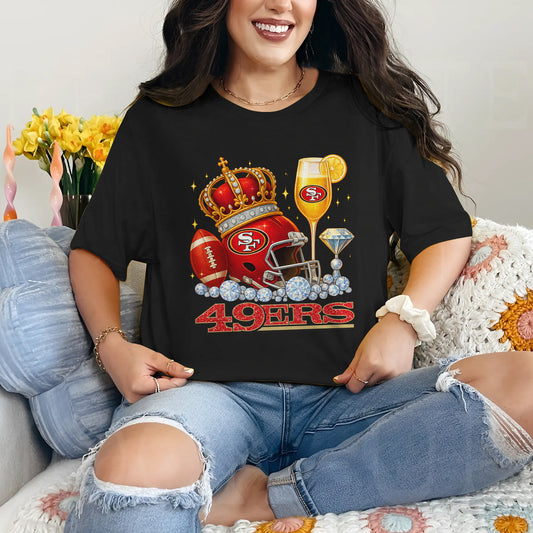 Premium NFL SF49 Diamond  T-shirt V5 NMD NHM