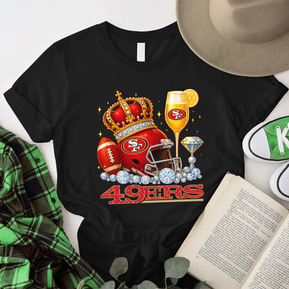 Premium NFL SF49 Diamond  T-shirt V5 NMD NHM