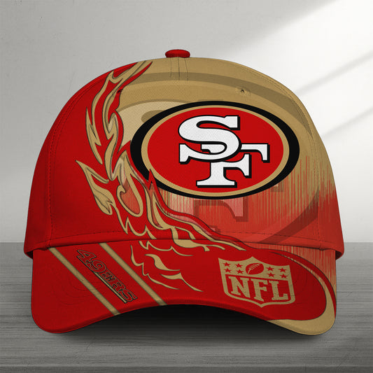 Premium NFL SF49 Flame Burst Cap V10 NMD NHM