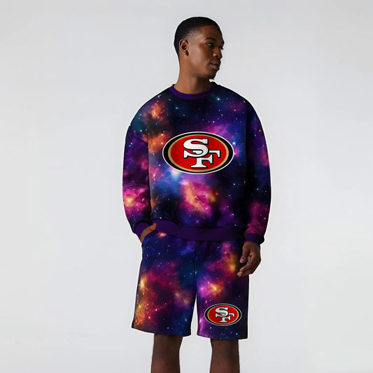 Premium NFL SF49 Full Set Long Sweatshirt And Short Pants V1 NMD NHM