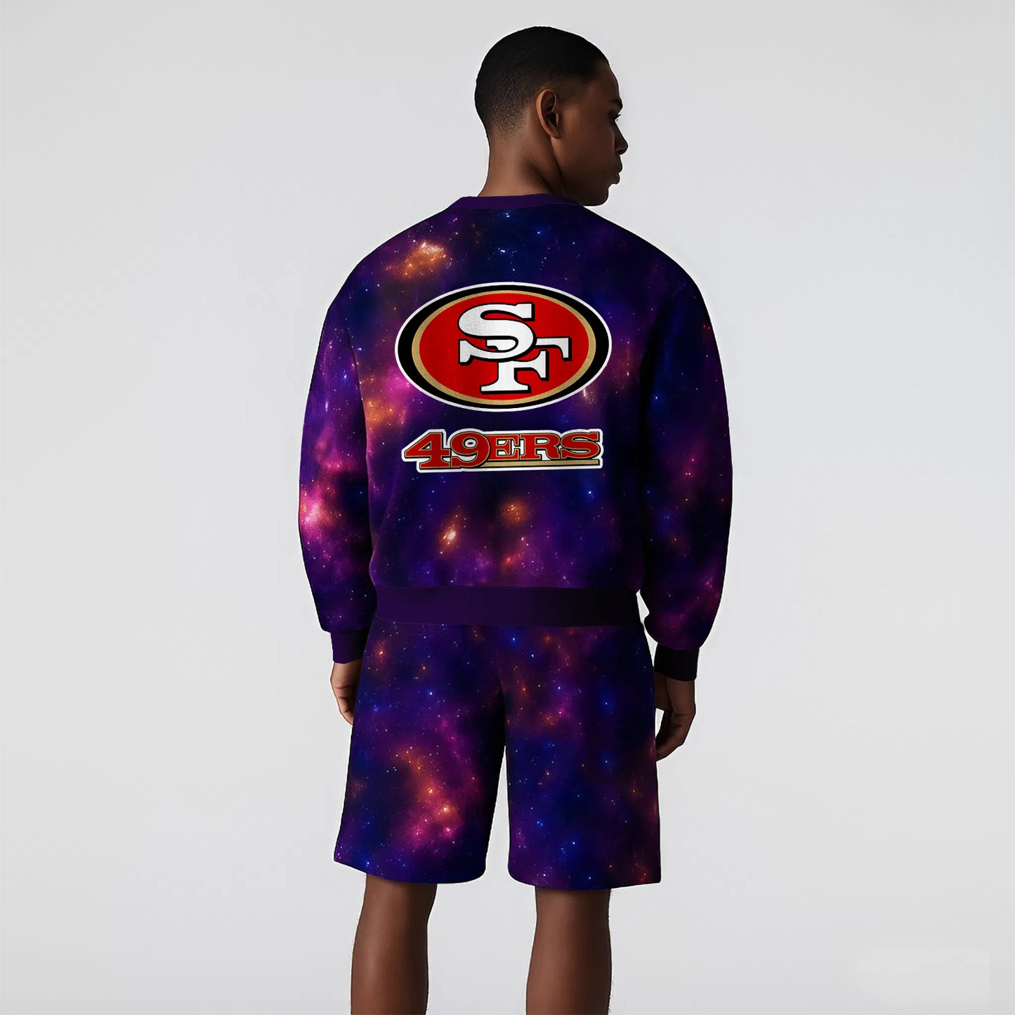 Premium NFL SF49 Full Set Long Sweatshirt And Short Pants V1 NMD NHM