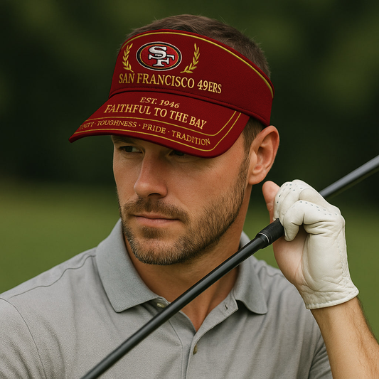 Premium NFL SF49 Sun Visor Cap V1 NMD TTV