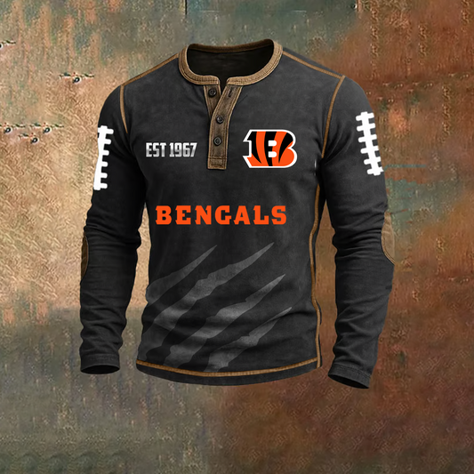 PREMIUM NFL x CIN TEAM LONG SLEEVE SHIRT V1 NAK HTLP