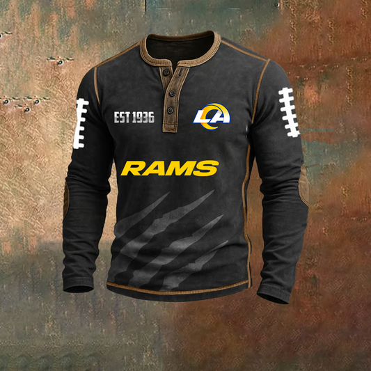 PREMIUM NFL x LAR TEAM LONG SLEEVE SHIRT V1 NAK HTLP