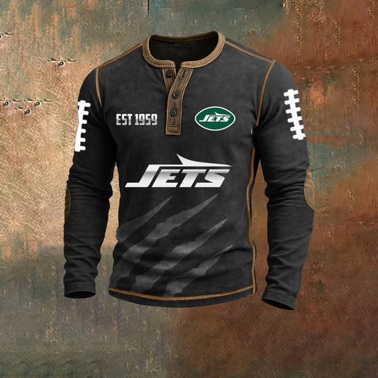 PREMIUM NFL x NYJ TEAM LONG SLEEVE SHIRT V1 NAK HTLP
