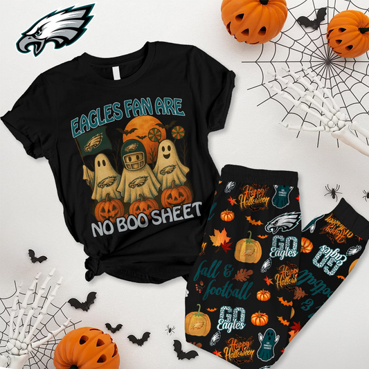 Premium NFL X PHIL  Halloween Pajamas Set NDT NHM