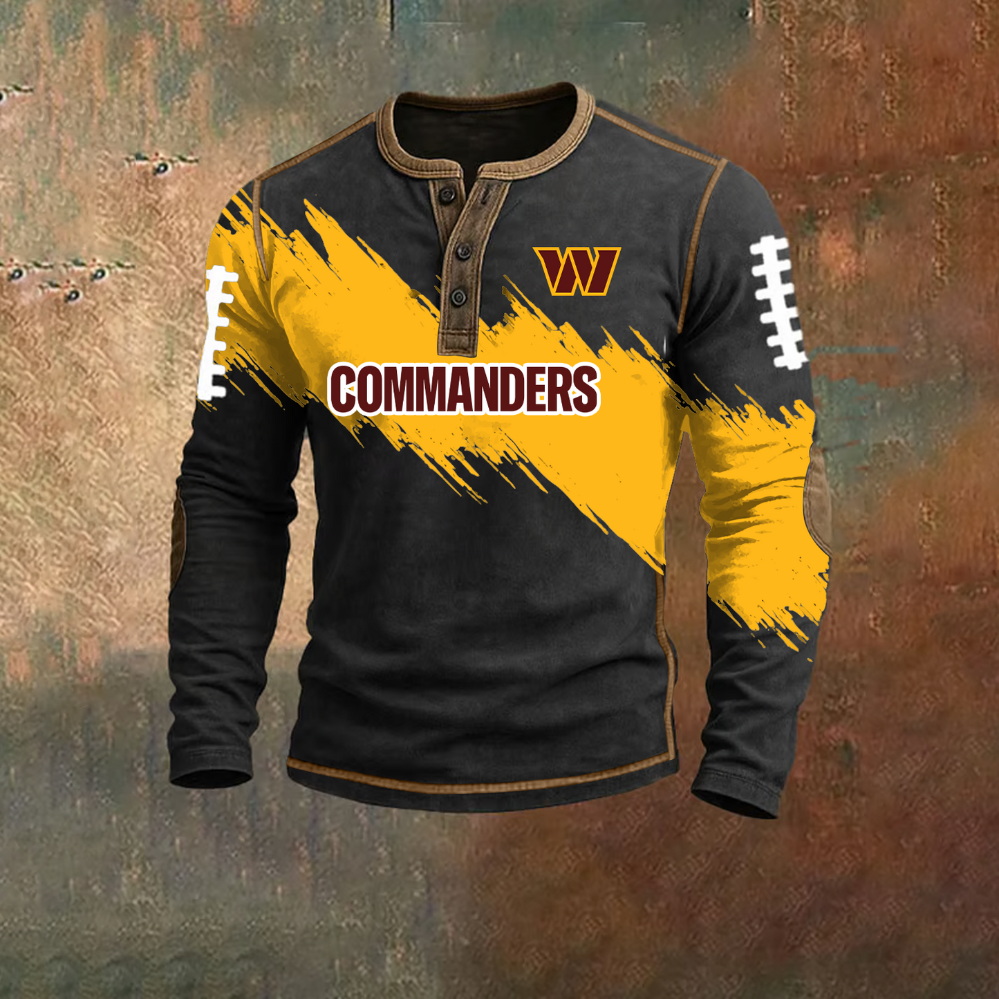 PREMIUM NFL X WAS HENLEY LONG SLEEVE OUTFIT SHIRT NDT TDT