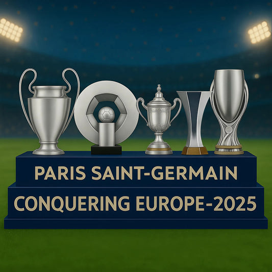 Premium PSG Conquering Europe 2025 V1 Acrylic Plaque NMD NHM
