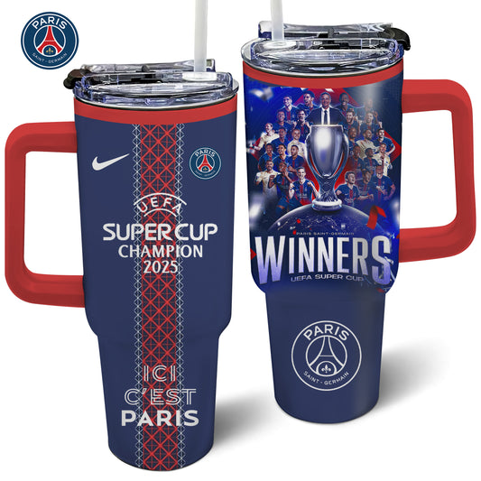 Premium PSG UEFA Super Cup Champions V1 Tumbler NMD25 TTV