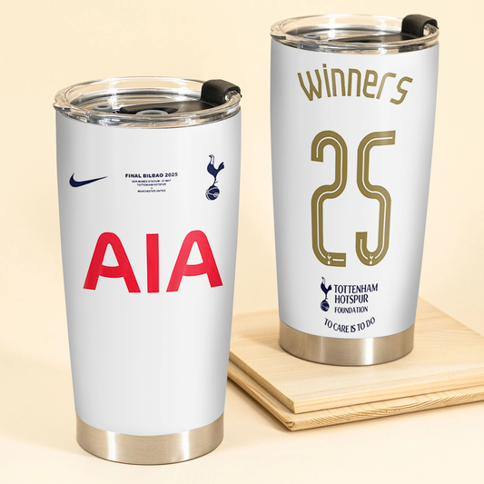 Tottenham Hotspur UEFA Europa League Champion 2025 Tumbler DDTCTND