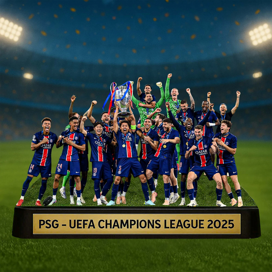 Paris SG - UEFA Champions League 2025 Acrylic Plaque V4 NDD TANTD