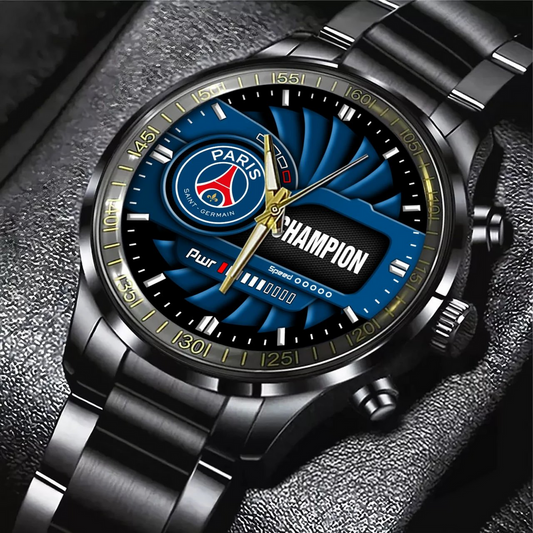 Paris SG Black Stainless Steel Watch UEFA Champions League 2025 Champions NDD