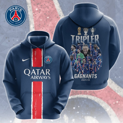 Paris SG  3D Shirt Tripler Champions NDD