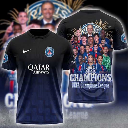 Paris SG UEFA Champions League Champions V4 Shirt DDTCTND