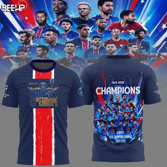 Paris SG UEFA Champions League Champions V13 Shirt DDTCTND