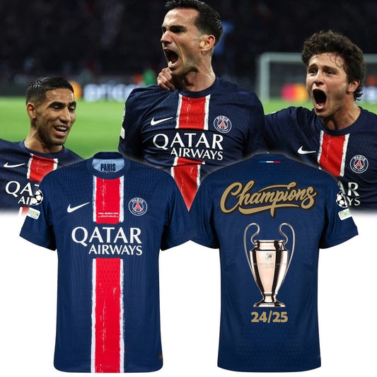 Paris SG UEFA Champions League Champions V8 Shirt DDTCTND