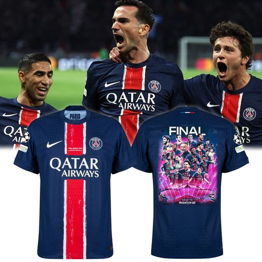 Paris SG UEFA Champions League Champions V9 Shirt DDTCTND