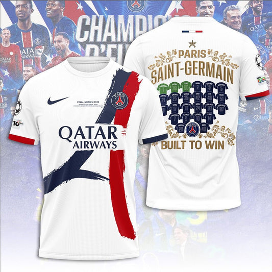 Paris SG UEFA Champions League Champions V17 Shirt DDTCTND