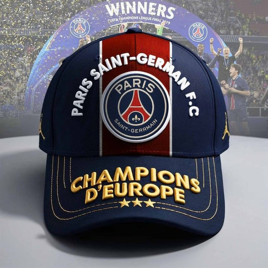 Paris SG UEFA Champions League Champions V4 Classic Cap DDTTTV
