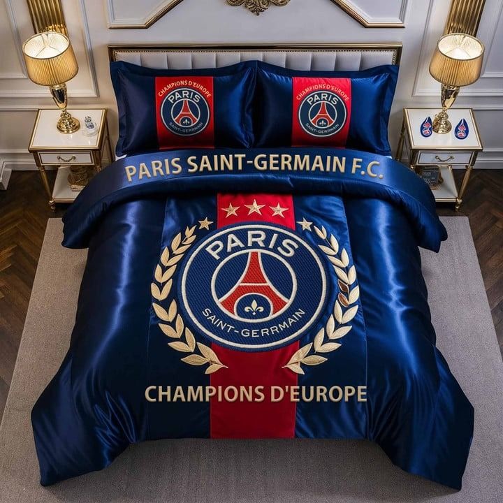 Paris SG UEFA Champions League Champions Bedding Set DDTCTND