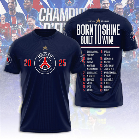 Paris SG UEFA Champions League Champions V27 Shirt DDTCTND
