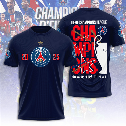 Paris SG UEFA Champions League Champions V24 Shirt DDTCTND