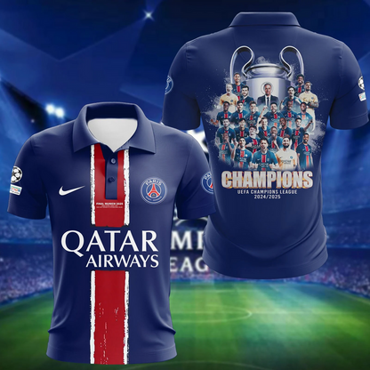 Paris SG - UEFA Champions League 2025 3D Shirt V4 0206 DatND DVT