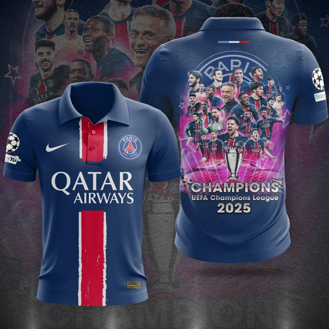 Paris SG - UEFA Champions League 2025 3D Shirt V3 0206 DatND DVT