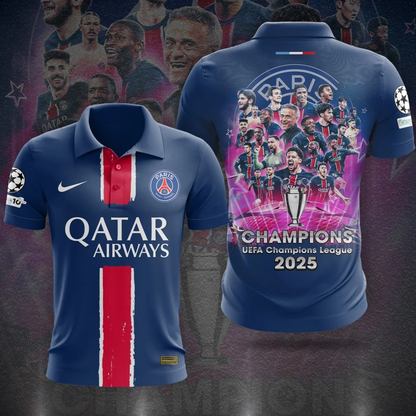 Paris SG - UEFA Champions League 2025 3D Shirt V3 0206 DatND DVT