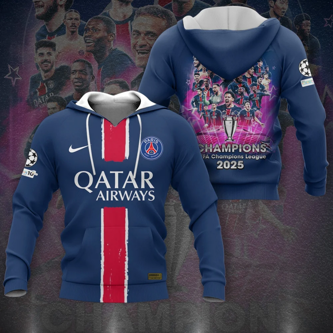 Paris SG - UEFA Champions League 2025 3D Shirt V3 0206 DatND DVT