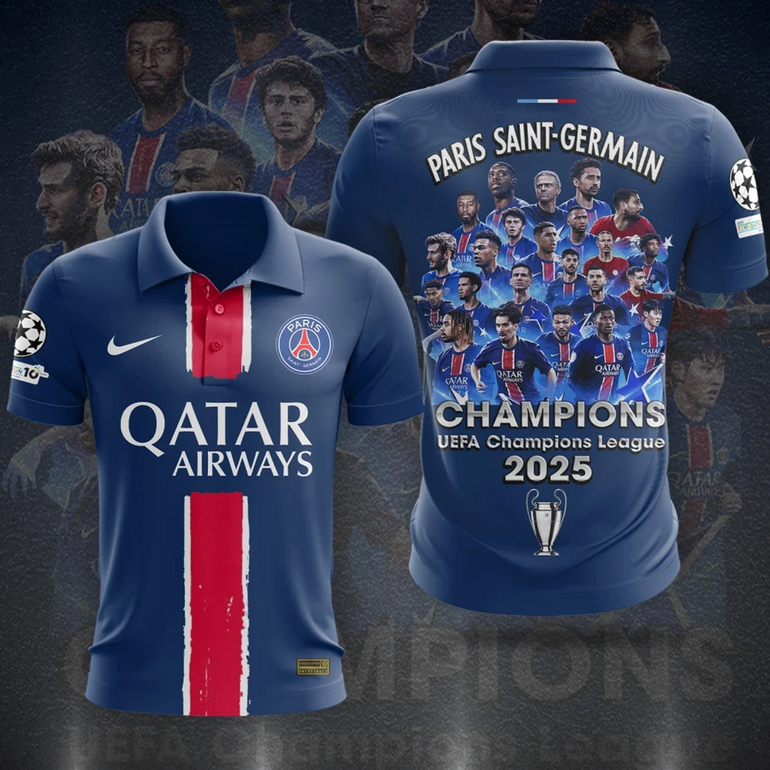 Paris SG - UEFA Champions League 2025 3D Shirt V2 0206 DatND DVT
