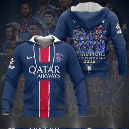 Paris SG - UEFA Champions League 2025 3D Shirt V2 0206 DatND DVT