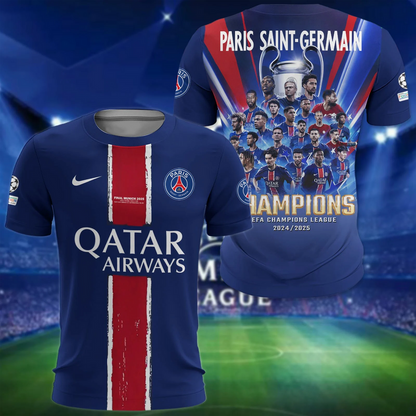 Paris SG - UEFA Champions League 2025 3D Shirt V1 0206 DatND DVT