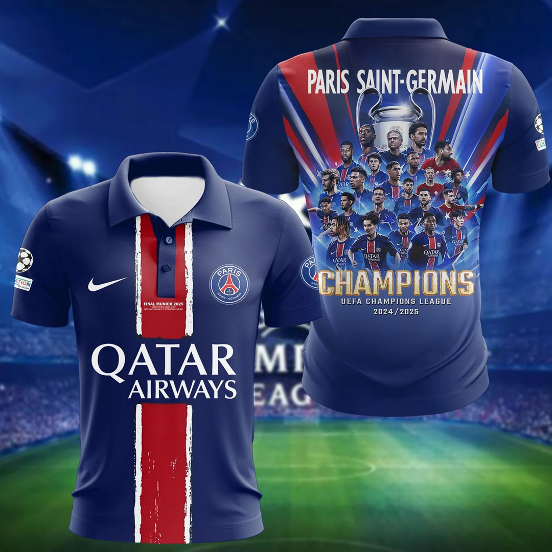 Paris SG - UEFA Champions League 2025 3D Shirt V1 0206 DatND DVT