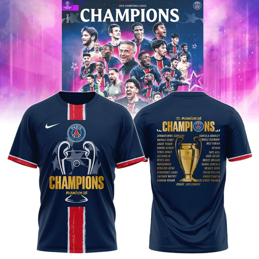 Paris SG UEFA Champions League Champions V30 Shirt DDTCTND