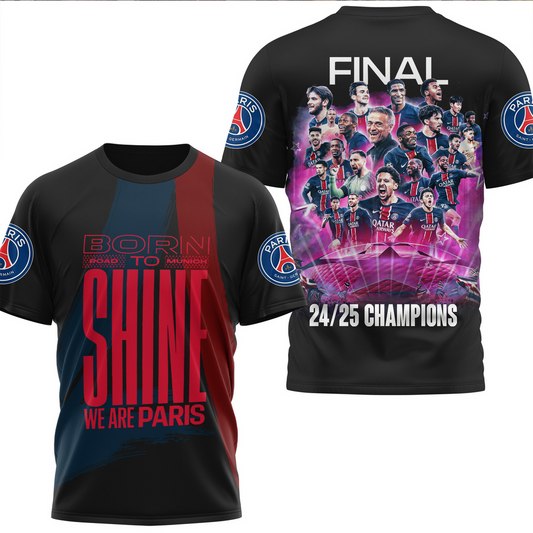 Paris SG PREMIUM Paris SG 3D SHIRT DATND TANTD