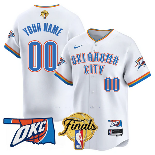 OKC NBA x Peanuts Baseball Jersey V4 2306 DatND DVT 1