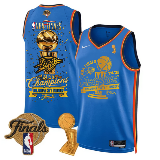 OKC 2025 NBA Finals Champions Basketball Jersey V13 2306 DatND DVT