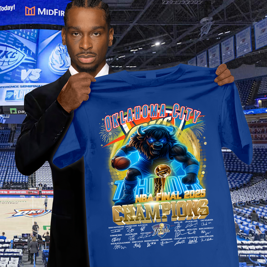 OKC NBA Finals Champions V5 Shirt DDT 230625 NTL