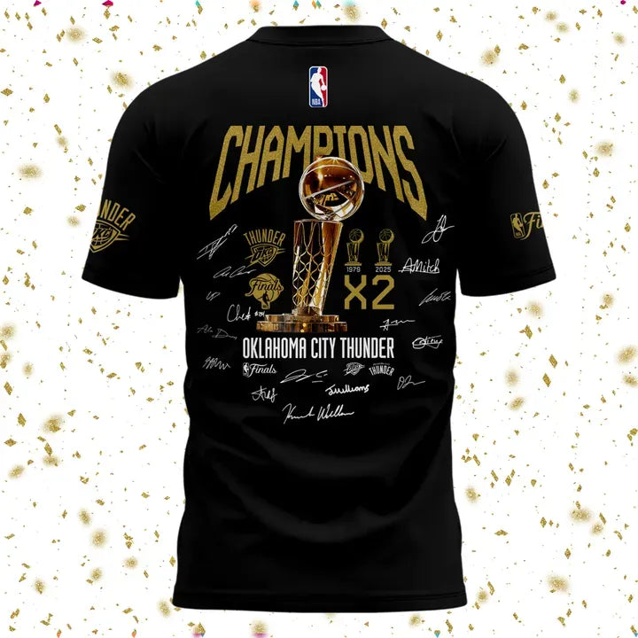 OKC NBA Champions V8 Shirt DDT 230625 CTND1