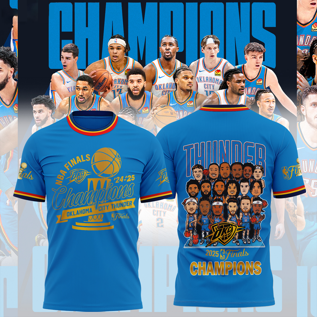 OKC 2025 NBA Finals Champions Shirt V2 DatND DVT