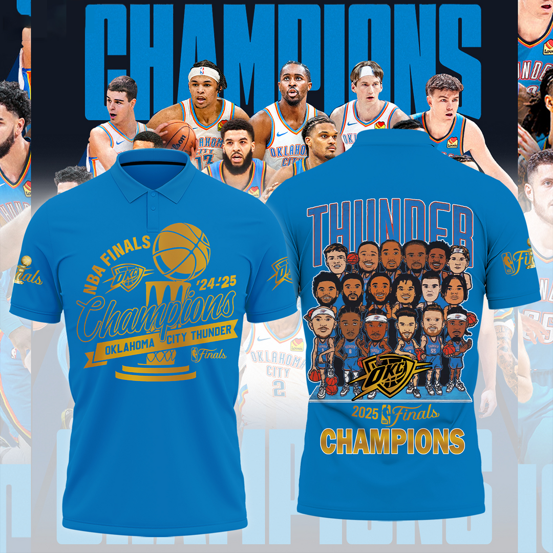OKC 2025 NBA Finals Champions Shirt V2 DatND DVT