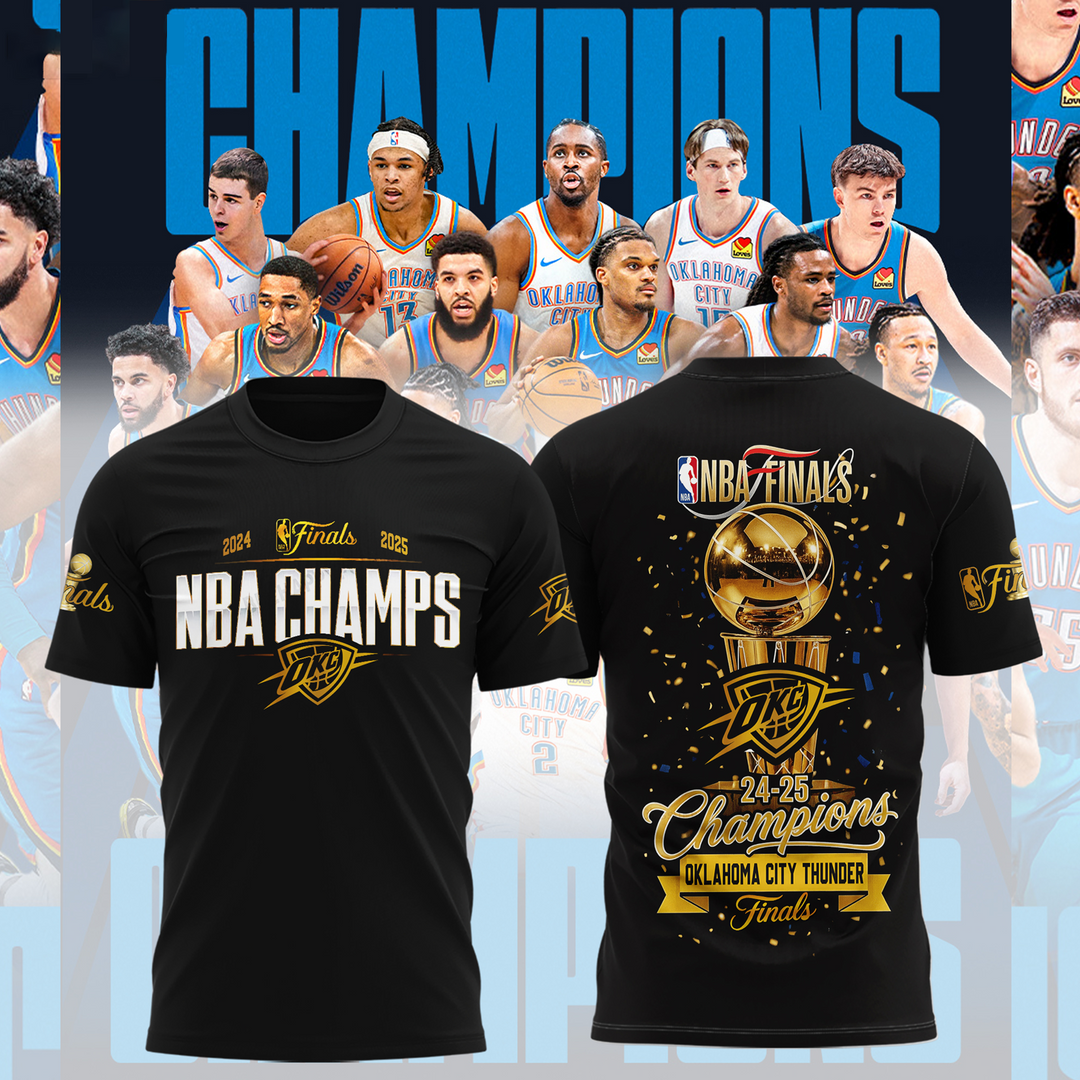 OKC 2025 NBA Finals Champions Shirt V1 DatND DVT