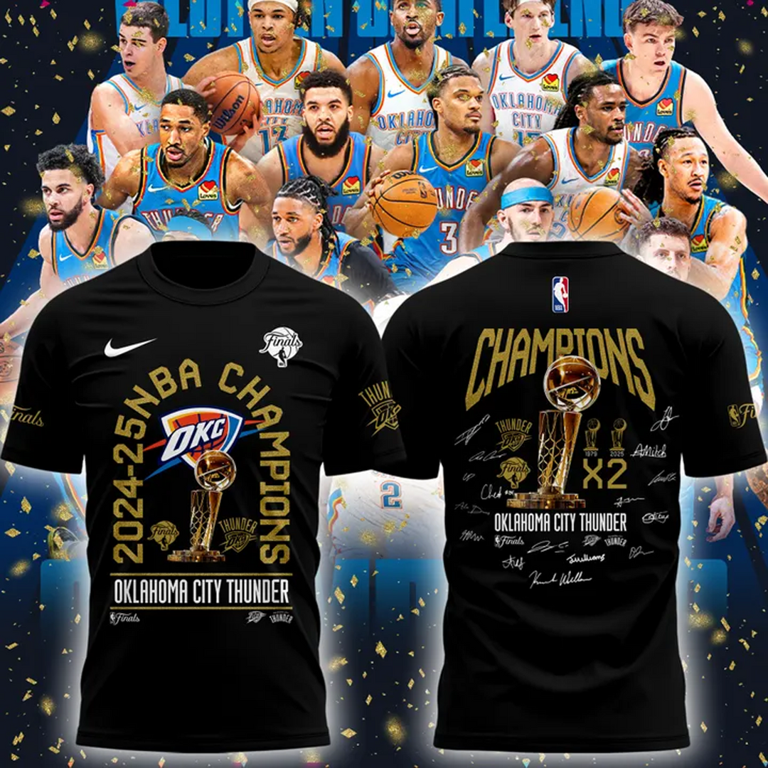 OKC 2025 NBA Finals Champions Shirt V9 DatND DVT