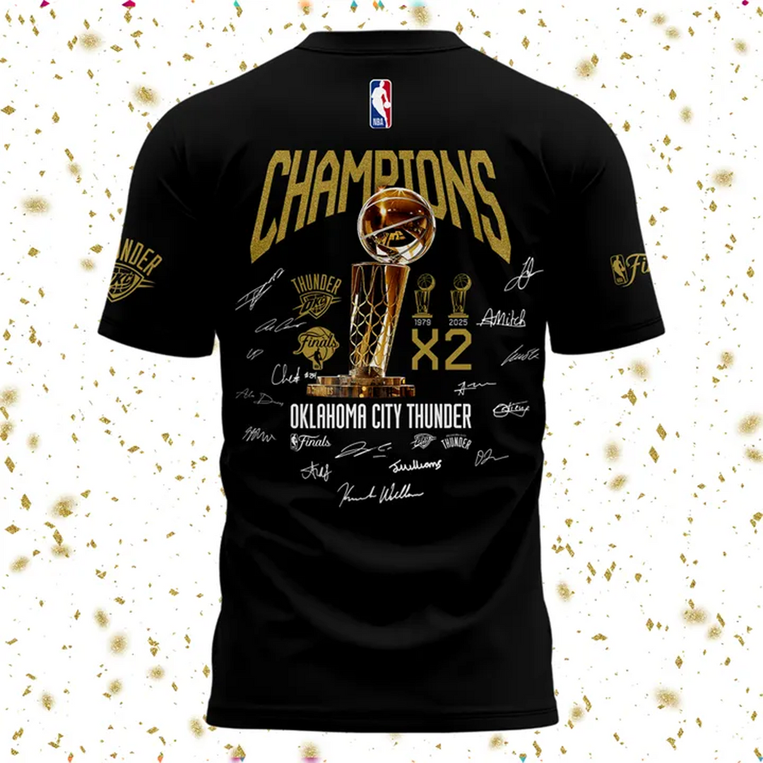 OKC 2025 NBA Finals Champions Shirt V8 DatND DVT
