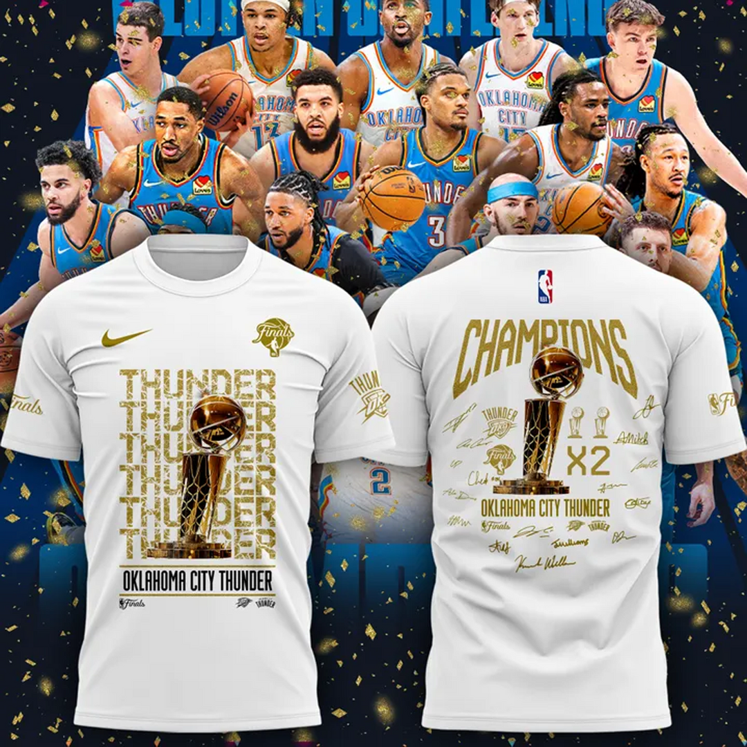 OKC 2025 NBA Finals Champions Shirt V8 DatND DVT