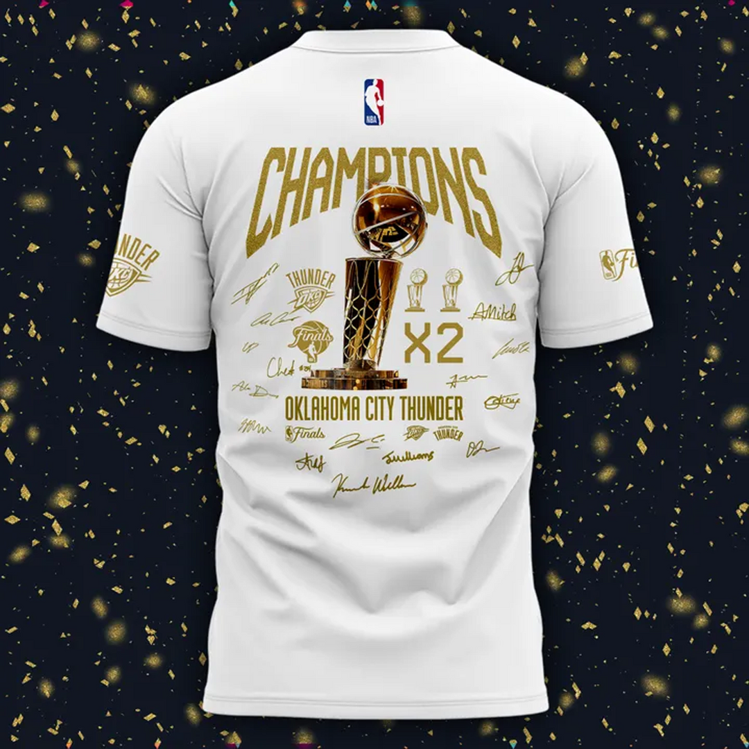 OKC 2025 NBA Finals Champions Shirt V8 DatND DVT