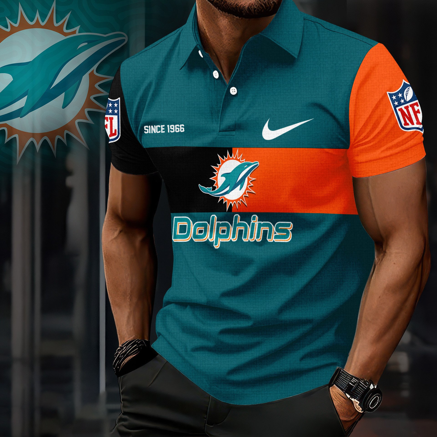 MD Premium NFL V5 Polo Shirt DDT CTND